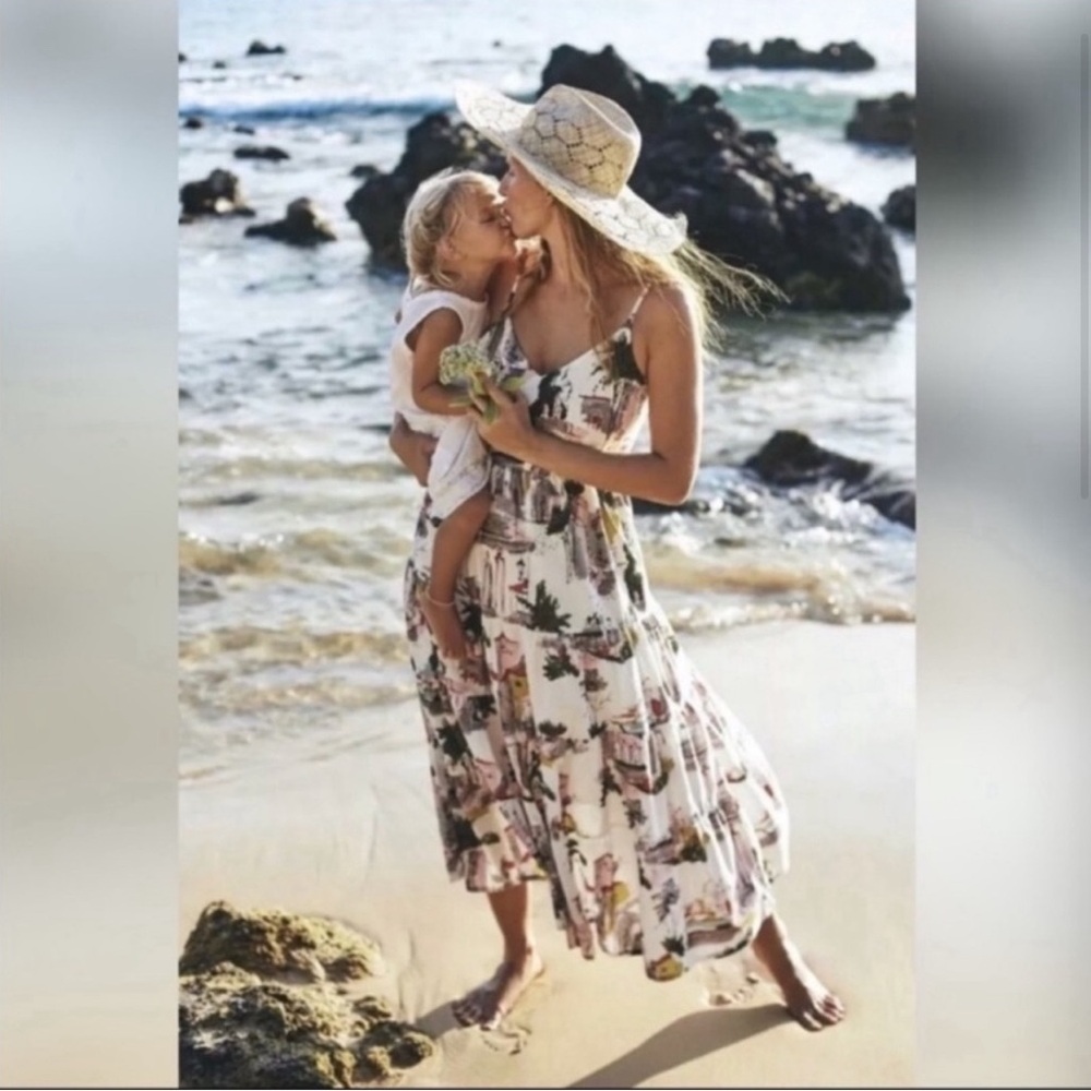 Anthropologie Lazy Bones Multicolor Cityscape Fit… - image 2